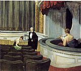 Edward Hopper Two on the Aisle painting